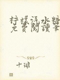 柠檬汽水糖全文免费阅读笔趣阁无弹窗