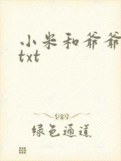 小米和爷爷全篇txt