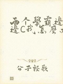 两个学霸边做题边C我怎么办