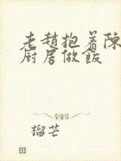 老赵抱着陈婷在厨房做饭