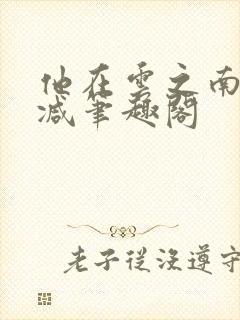 他在云之南无删减笔趣阁封面