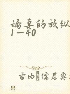 娇妻的放纵交换1—40封面