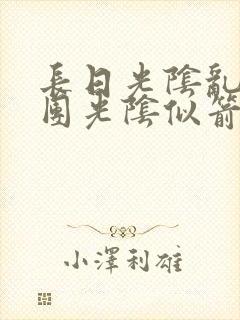 长日光阴乱作一团光阴似箭免费阅读封面