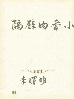隔壁肉香小说