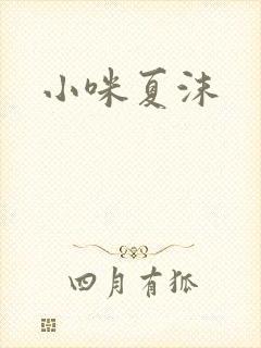 小咪夏沫