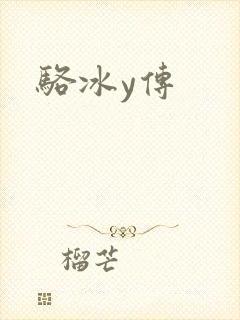 骆冰y传封面