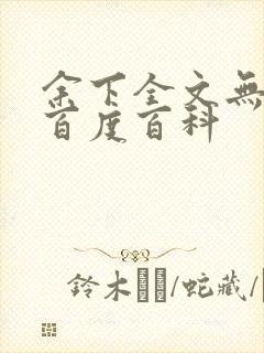 余下全文无防盗百度百科