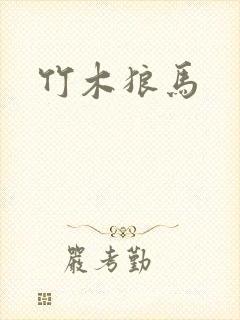竹木狼马封面