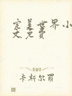 完美世界小说全文免费