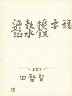 梁教授要稳住肉馅水饺封面