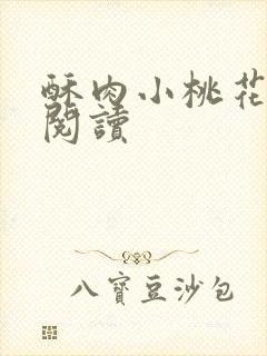 酥肉小桃花全文阅读