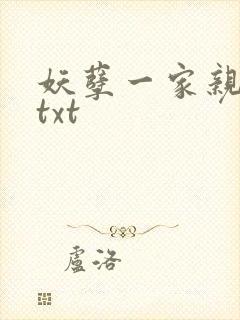 妖孽一家亲小说txt封面
