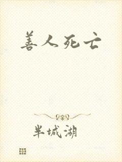 善人死亡封面