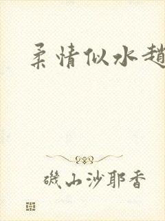 柔情似水赵雅儿