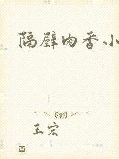 隔壁肉香小说