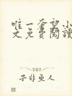 唯一奢望小说全文免费阅读