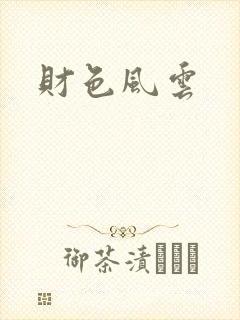 财色风云封面