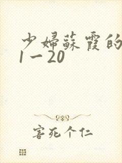 少妇苏霞的沉沦1一20封面