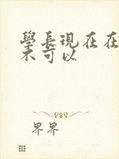 学长现在在上课不可以