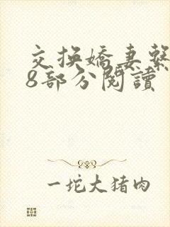 交换娇妻系列38部分阅读