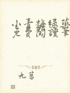 小青梅绿药全文免费阅读笔趣阁