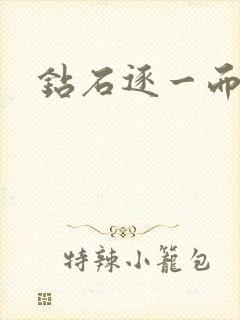 钻石逐一而归封面