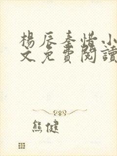 杨辰秦惜小说全文免费阅读最新封面