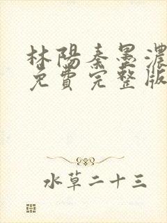 林阳秦墨浓小说免费完整版简介