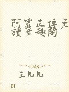 阿宾正传免费阅读笔趣阁