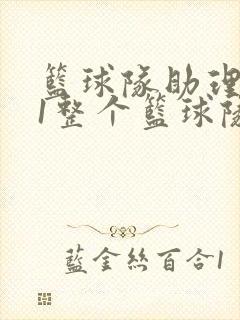 篮球队助理hv1整个篮球队