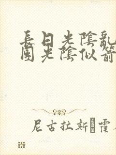 长日光阴乱作一团光阴似箭