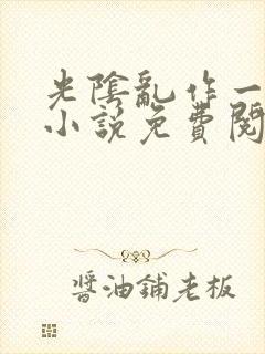 光阴乱作一团的小说免费阅读