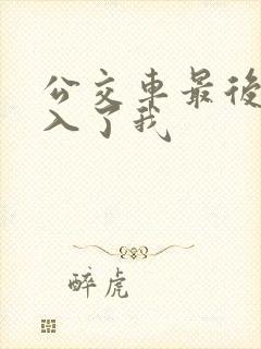 公交车最后一排入了我