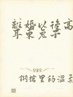 离婚以后高干 耳东兔子