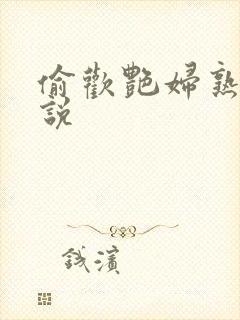 偷欢艳妇熟女小说封面