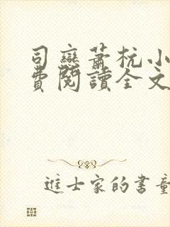 司恋萧杭小说免费阅读全文无弹窗