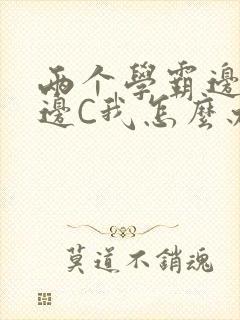 两个学霸边做题边C我怎么办