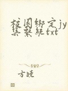 校园绑定jy收集系统txt封面