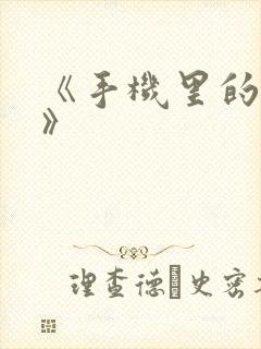 《手机里的秘密》封面