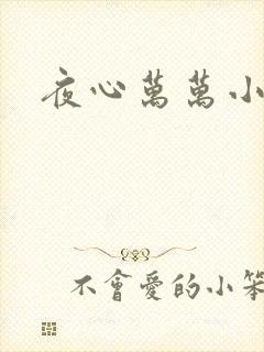 夜心万万小说