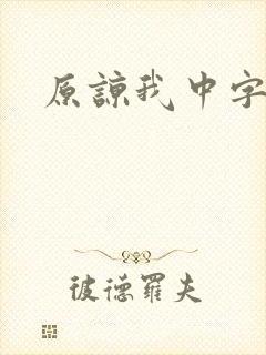 原谅我中字