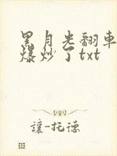 黑月光翻车后被爆炒了txt封面