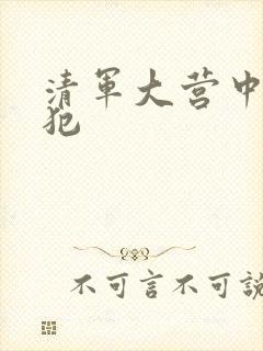 清军大营中的女犯