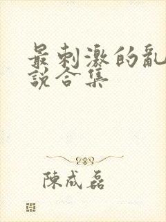 最刺激的乱惀小说合集