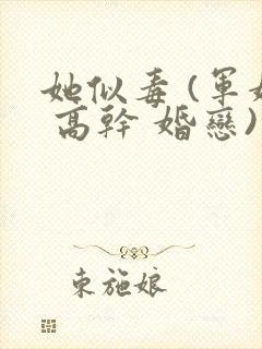 她似毒 (军婚 高干 婚恋)完结