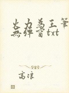 火力为王笔趣阁无弹窗txt