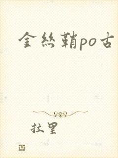 金丝鞘po古言封面