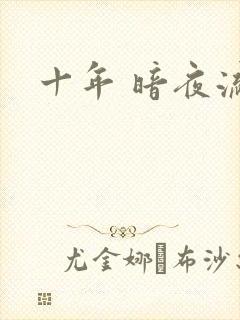 十年 暗夜流光