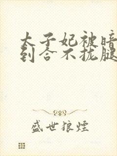 太子妃被暗卫C到合不拢腿