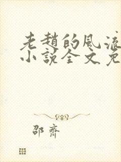 老赵的风流人生小说全文免费阅读